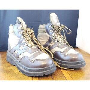 Men's Used Hodgman Light and Dark Brown Wading Fishing Boots with Laces, Size 7
